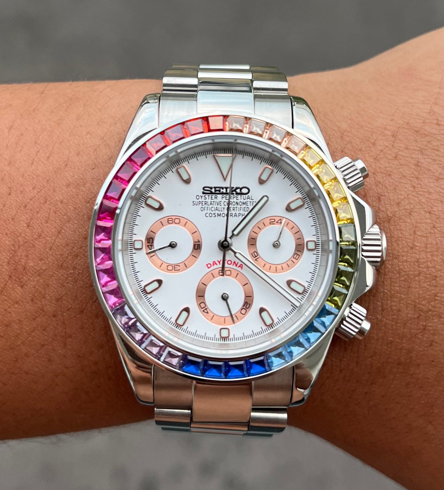Daytona Rainbow Silver