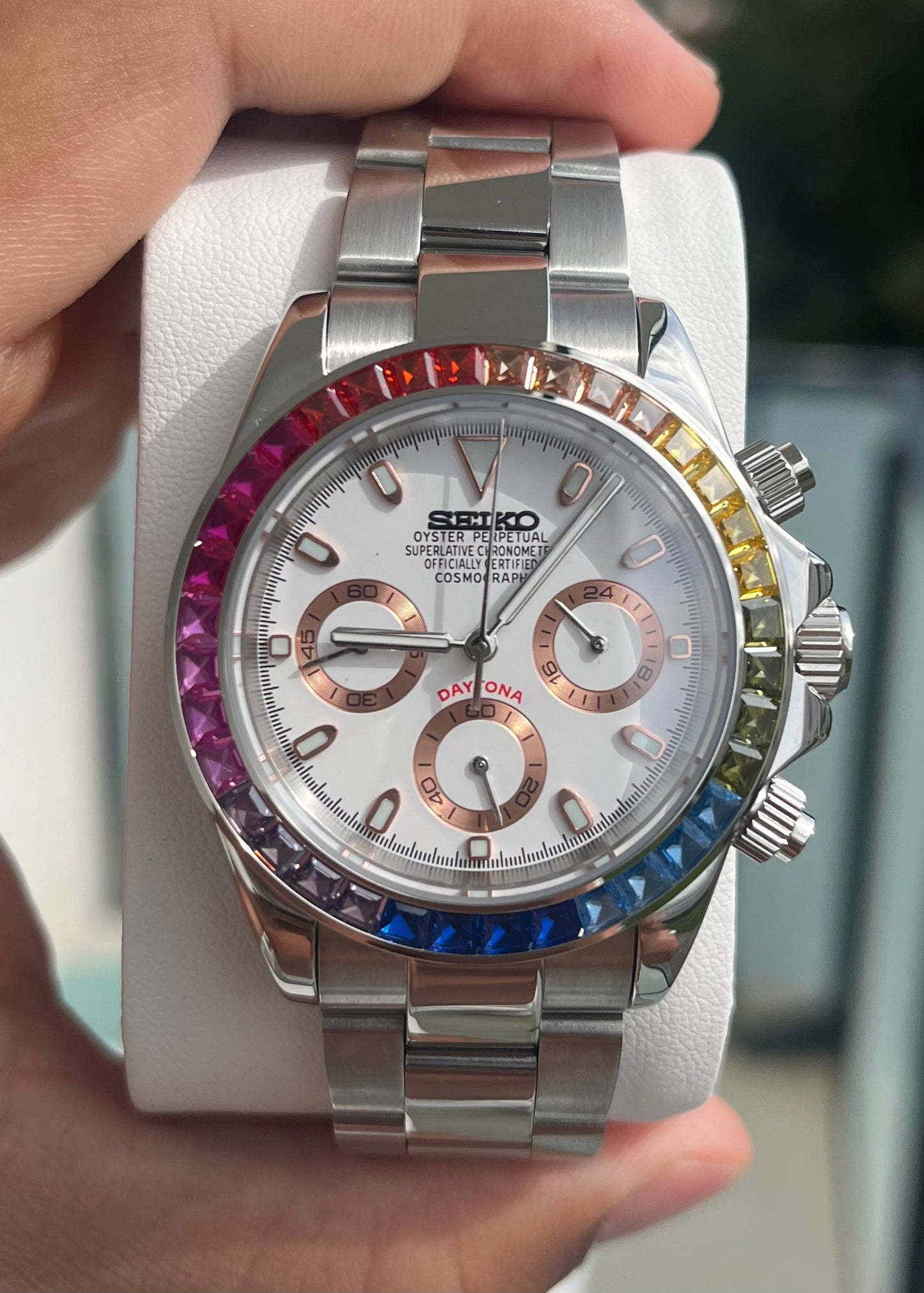 Daytona Rainbow Silver